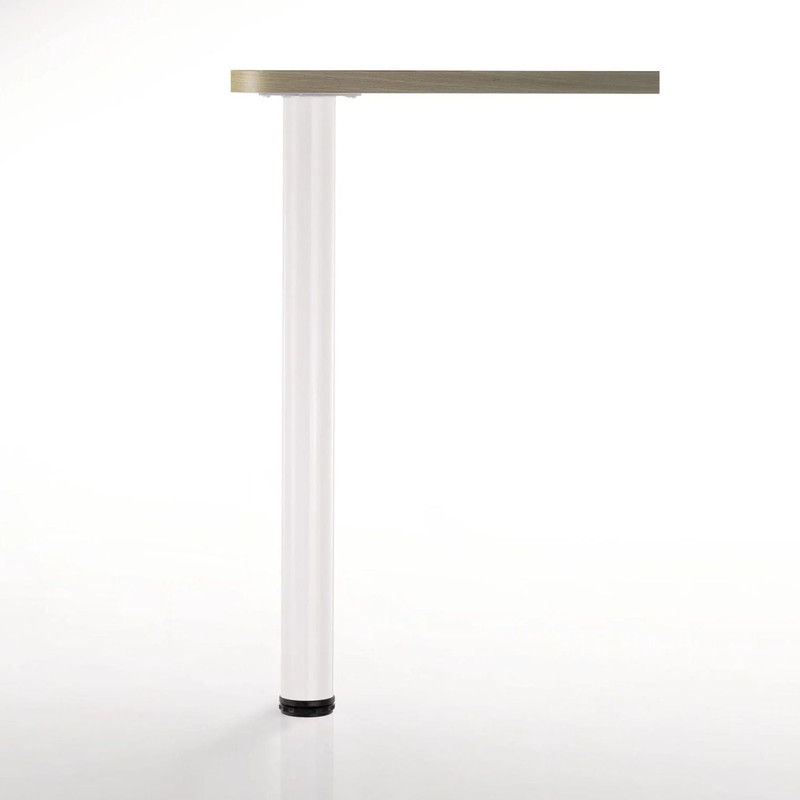 27-1/2" (700 mm) Adjustable Table Leg White